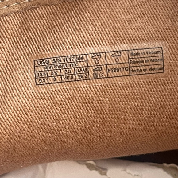 UGG Australia DALEY Gracen Womens tan Suede Comfort Knee High Ride Boots Sz 9.5 - Picture 12 of 16